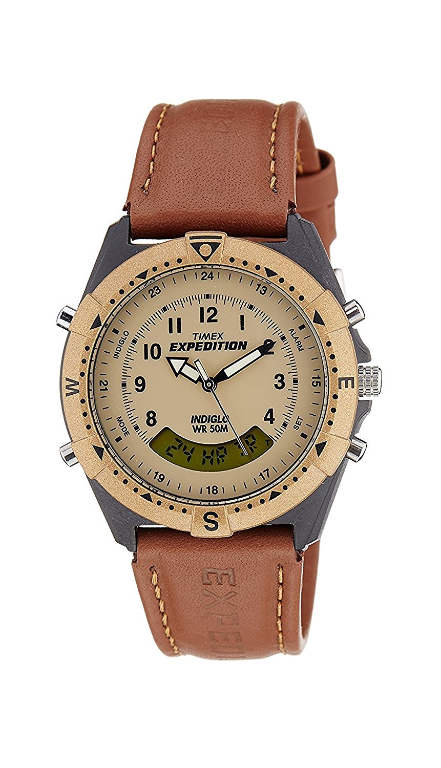 Timex Expedition Analog-Digital Beige Dial Men's Watch