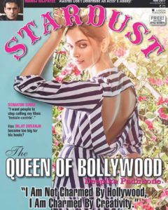 Deepika Padukone Stardust magazine cover May 2017